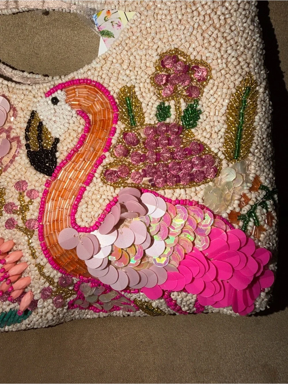 None playful beaded